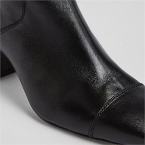 L.K. Bennett Maxine Leather Stitch Detail Ankle Boots